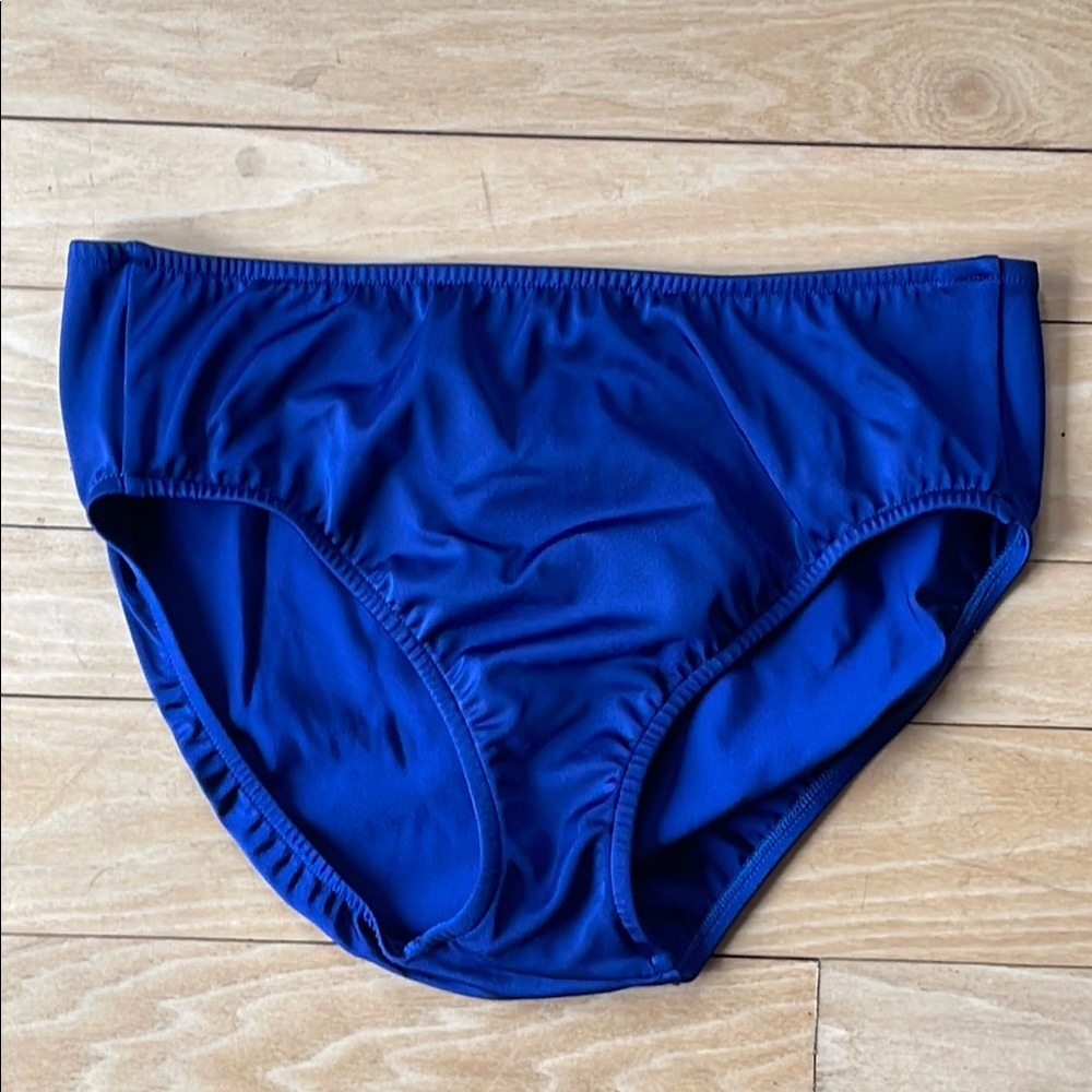 VENUS Navy Blue Swim Bikini Bottoms Mid Rise Full Coverage V2775